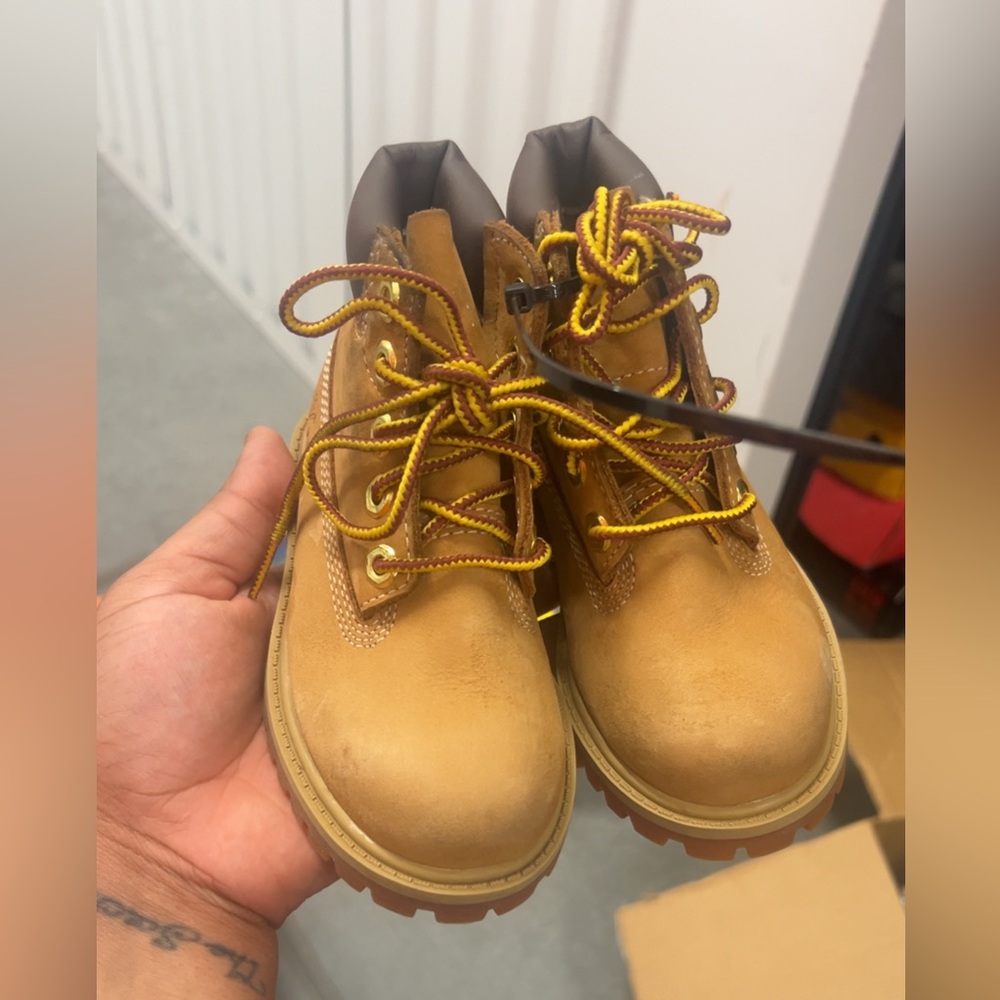 Kids Tan Boots